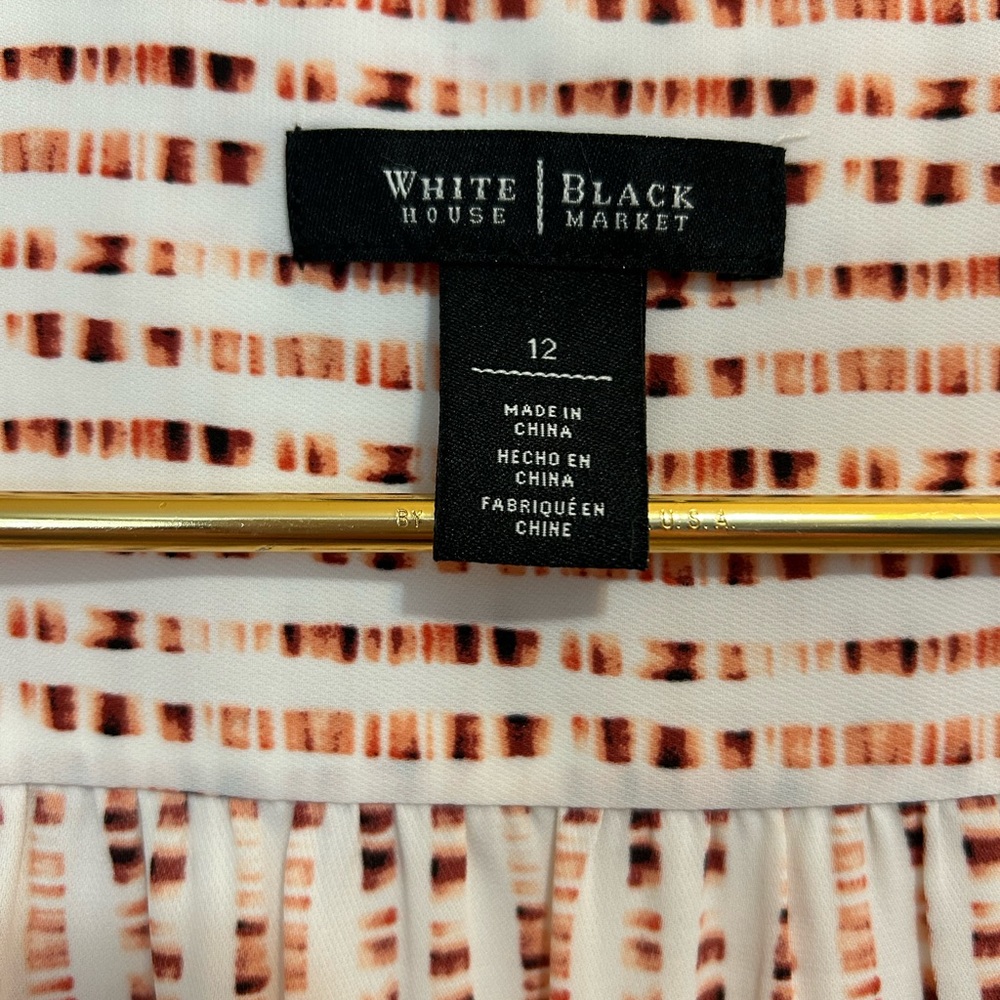 White House Black Market ⚜️Two Layer Short Sleeved Tank Blouse - Picture 6 of 6
